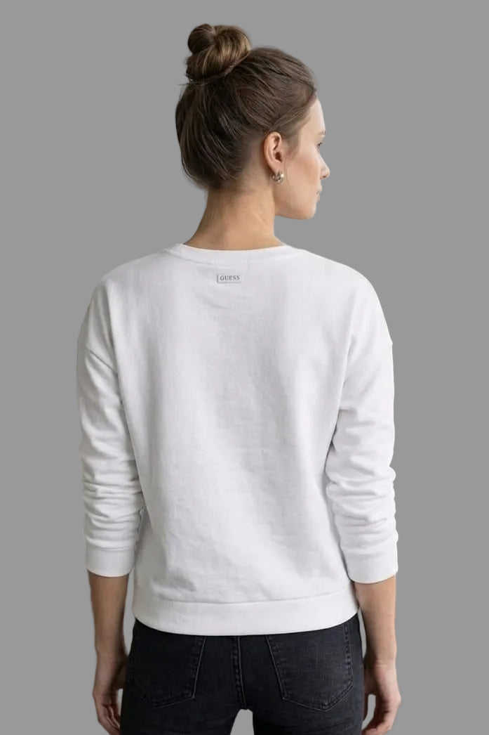 Sudadera blanca Guess