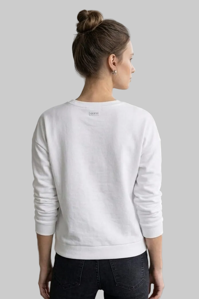 Sudadera blanca Guess