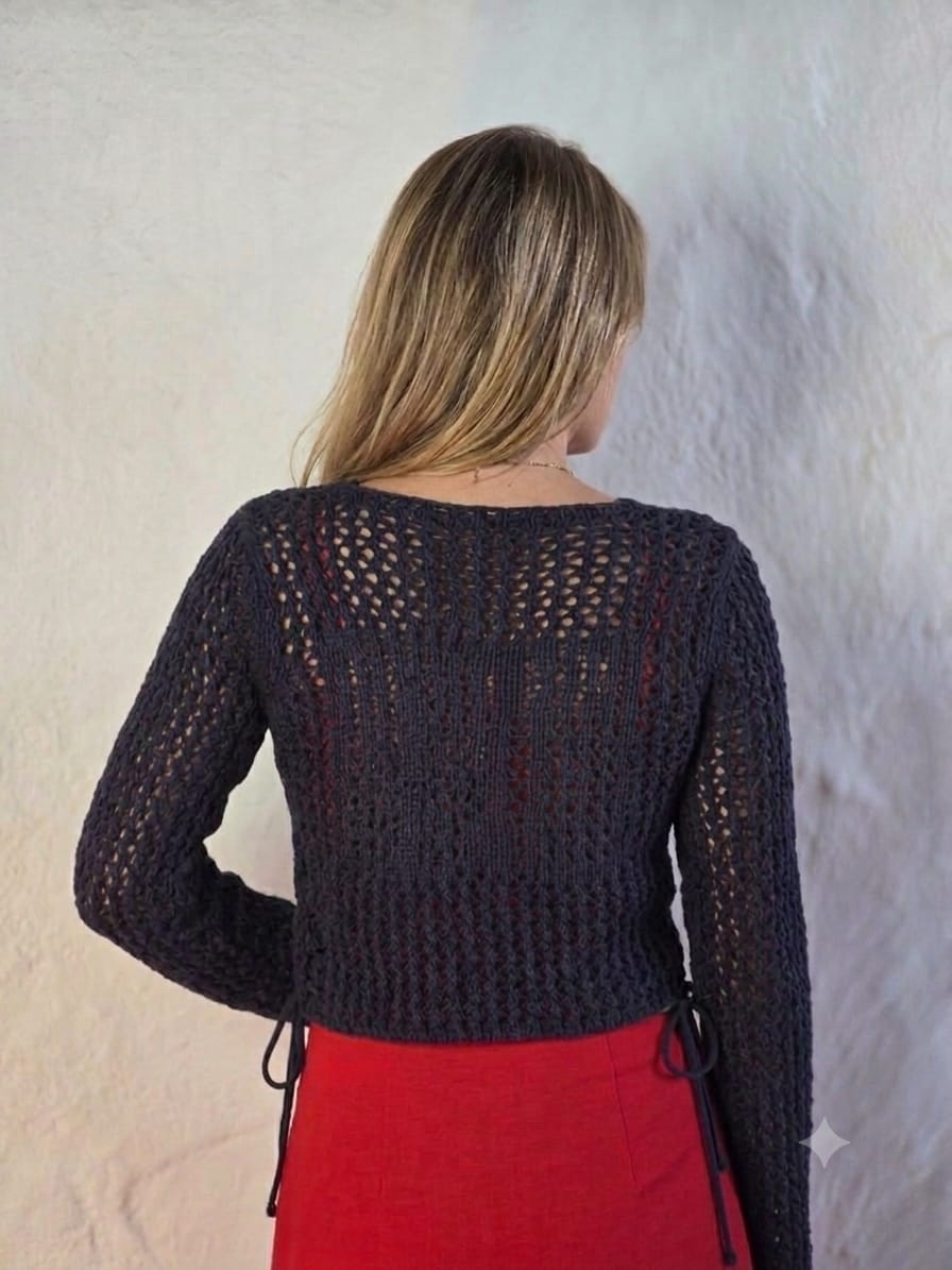 Jersey de cuello redondo Crochet de GUESS
